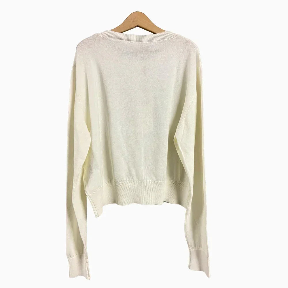 Alice Pi cardigan bambina bianco