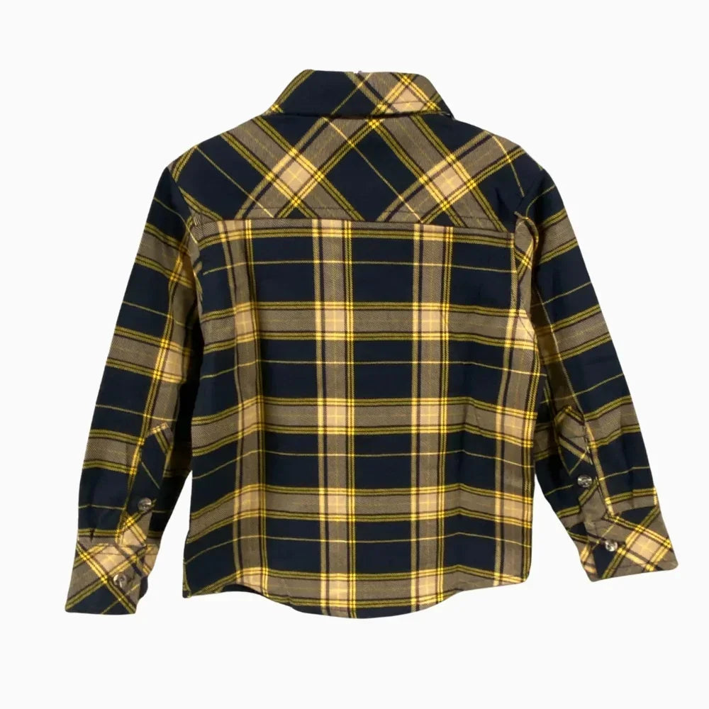 Ativo camicia neonato fantasia tartan
