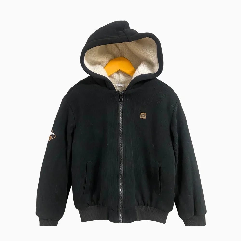 Ativo felpa con cappuccio bambino blu