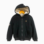 Ativo felpa con cappuccio bambino blu