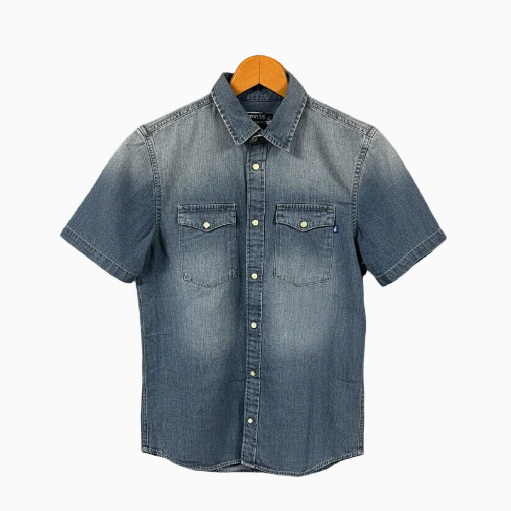 Jack & Jones camicia manica corta jeans bambino - Abbigliamento bambini firmato | CDifferent Outlet