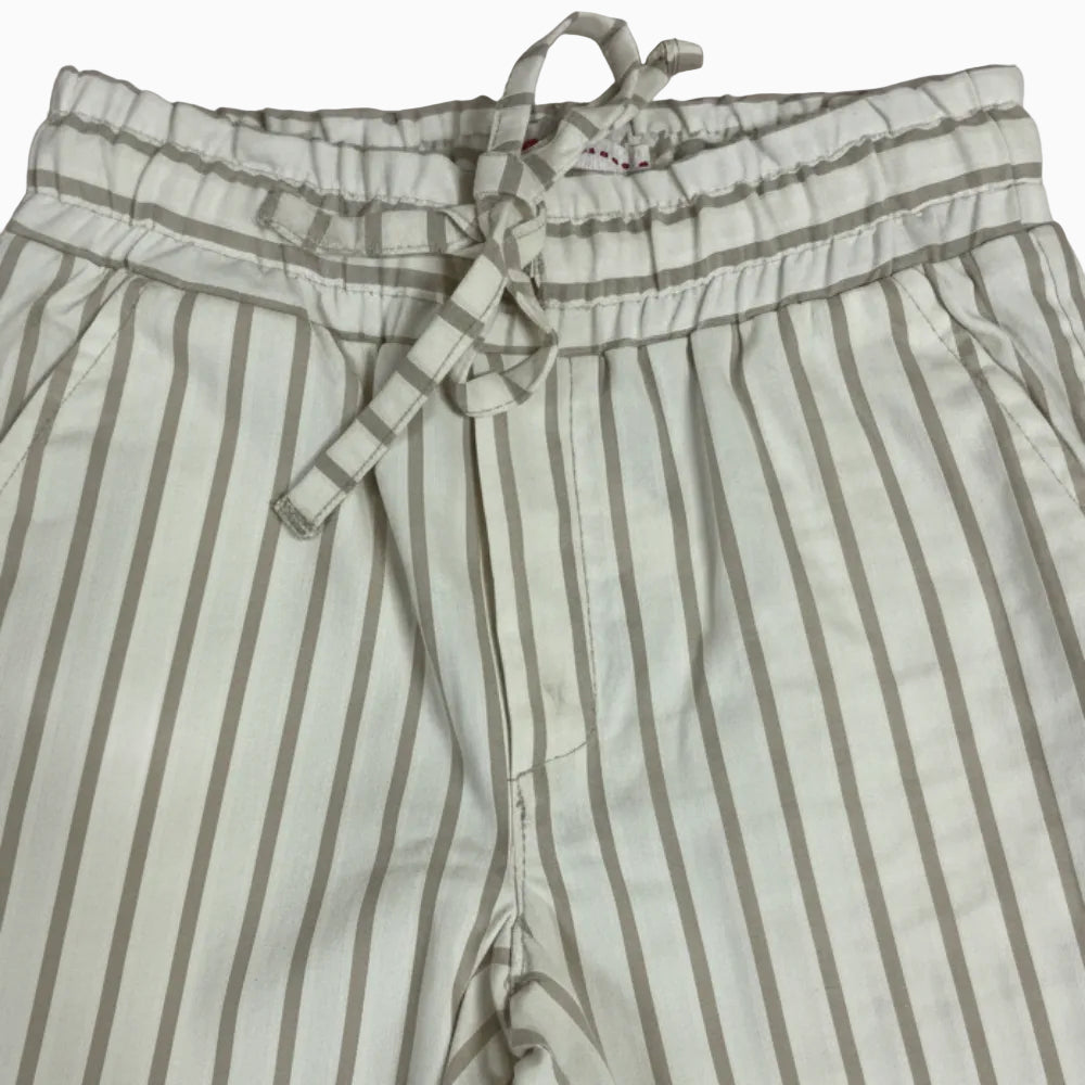 Officina 51 pantalone a righe bambino bianco e beige - Abbigliamento bambini firmato | CDifferent Outlet