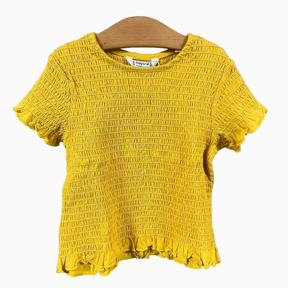 Mayoral t-shirt nido d’ape bambina - Abbigliamento bambini firmato | CDifferent Outlet