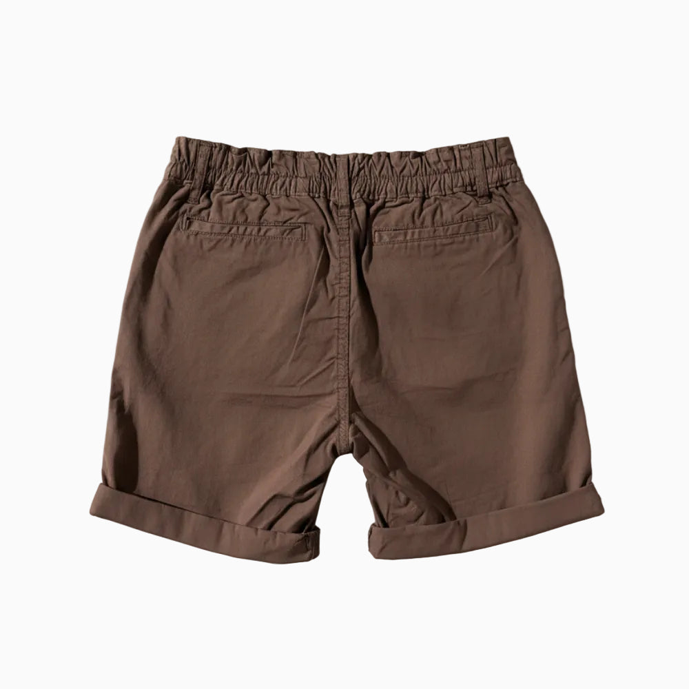 Over-D pantaloncino chino marroni bambina