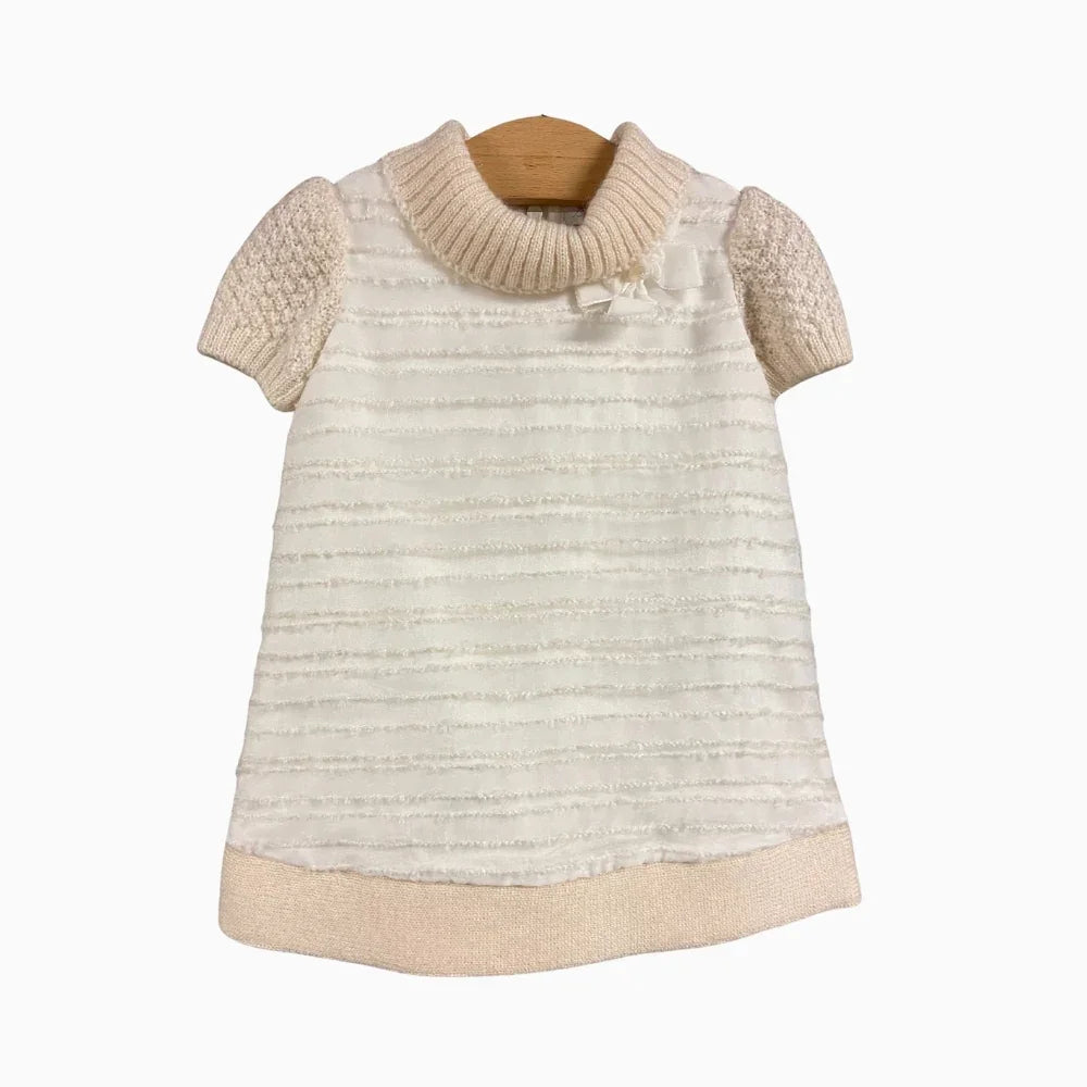 Baby A vestito neonata panna