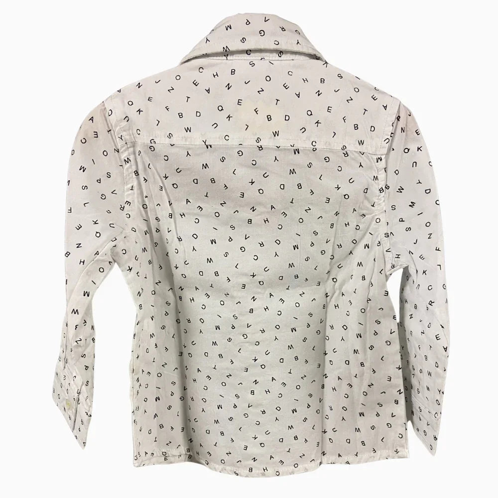 Birba camicia neonato bianca