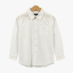 Blue Seven camicia bambino bianca