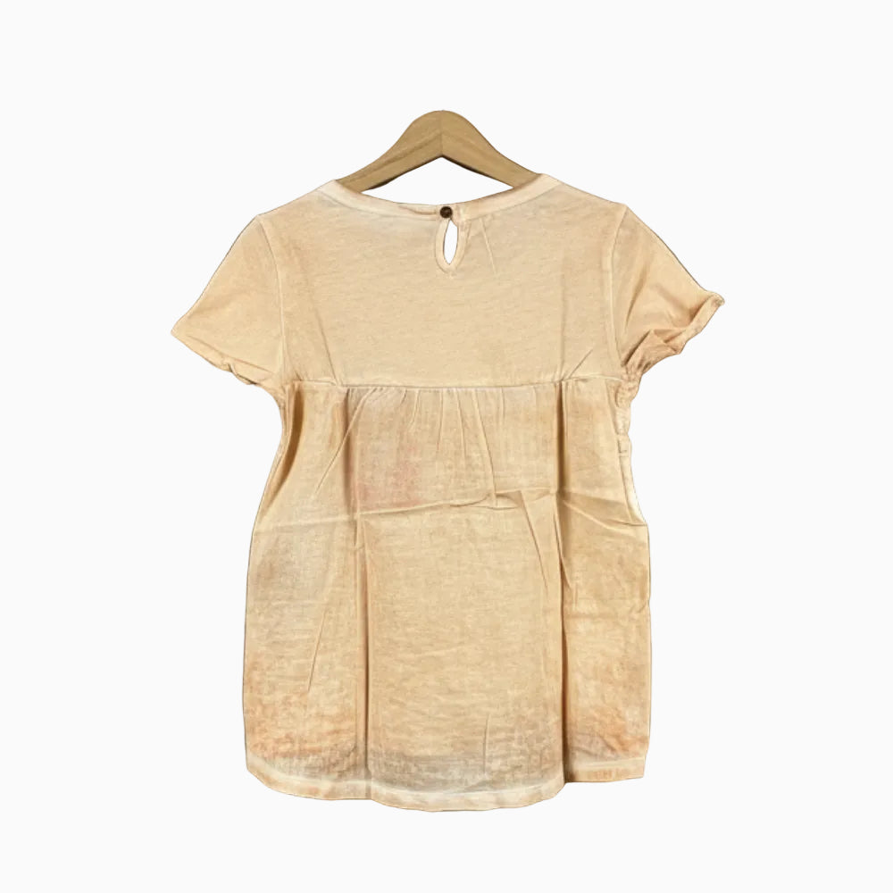 Scotch R’Belle t-shirt manica corta vintage beige bambina