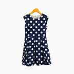 Mayoral vestito bambina blu pois