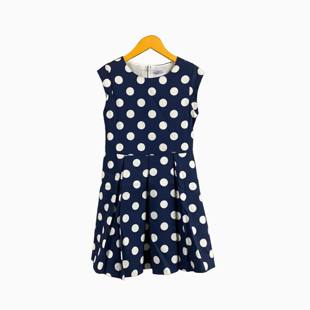 Mayoral vestito bambina blu pois