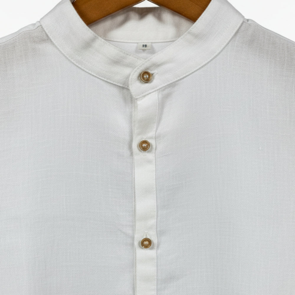 Sp1 camicia serafino bianca bambino - Abbigliamento bambini firmato | CDifferent Outlet