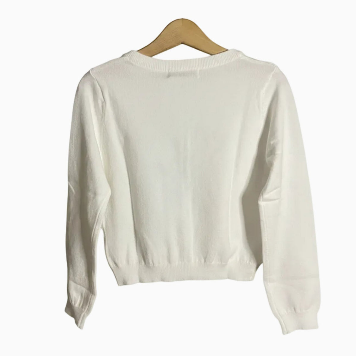 Alice Pi cardigan a manica lunga con bottoni e dettaglio cuore bambina