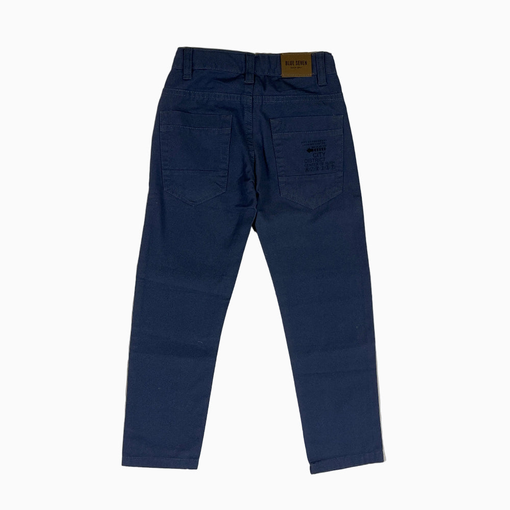Blue Seven pantaloni bambino blu dritto