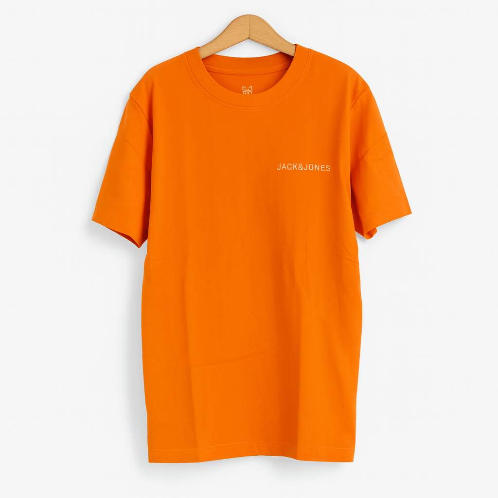 Jack & Jones t-shirt manica corta bambino arancione