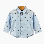 Chicco camicia neonato azzurra