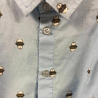 Chicco camicia neonato azzurra