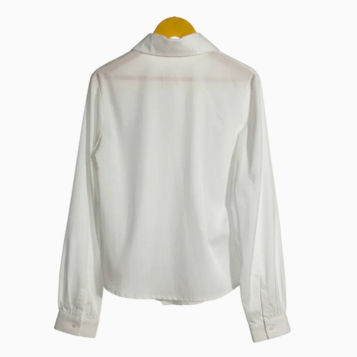 Alice Pi camicia avorio elegante con maxi volant frontale bambina