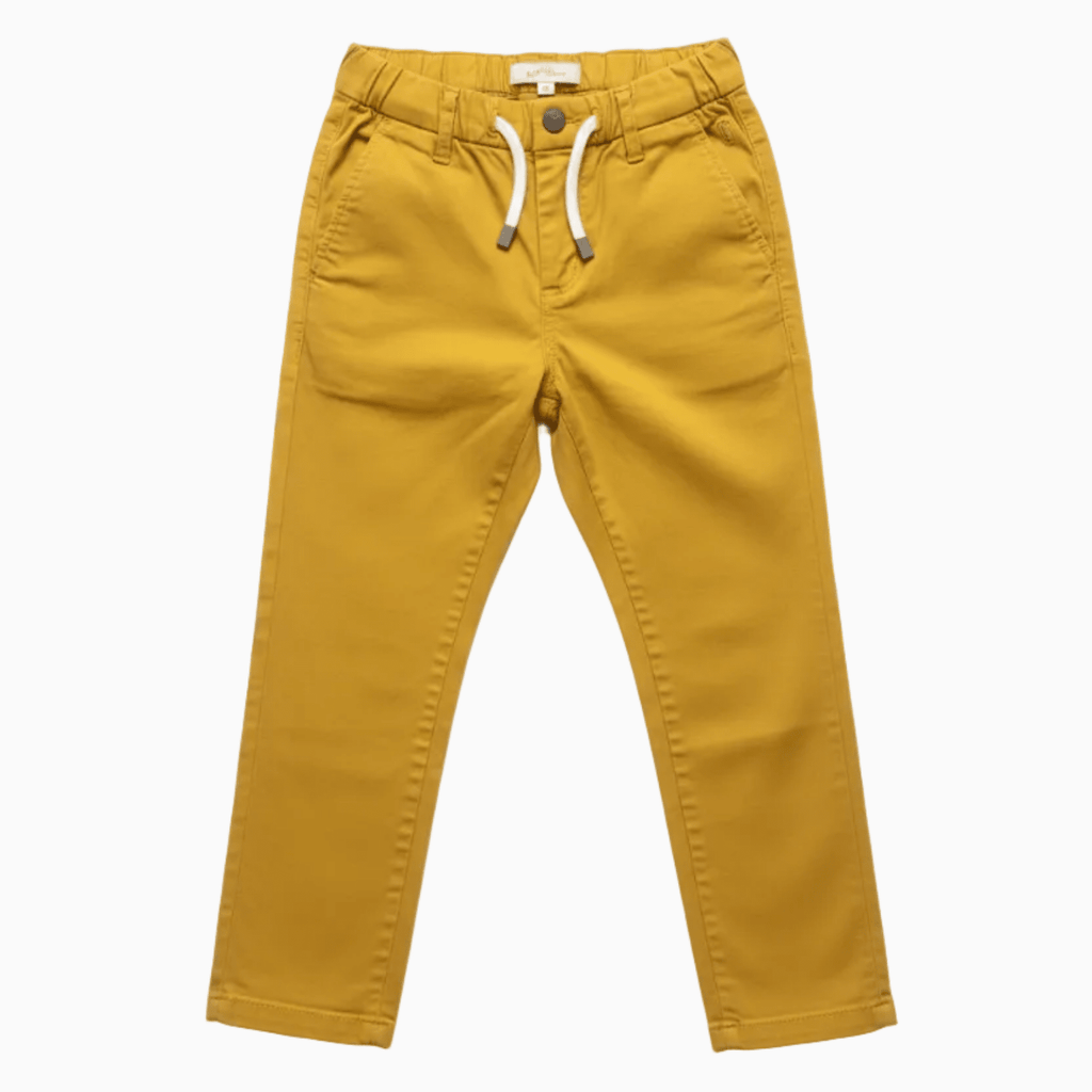 Jeckerson pantaloni casual senape con coulisse bambino | CDifferent Outlet