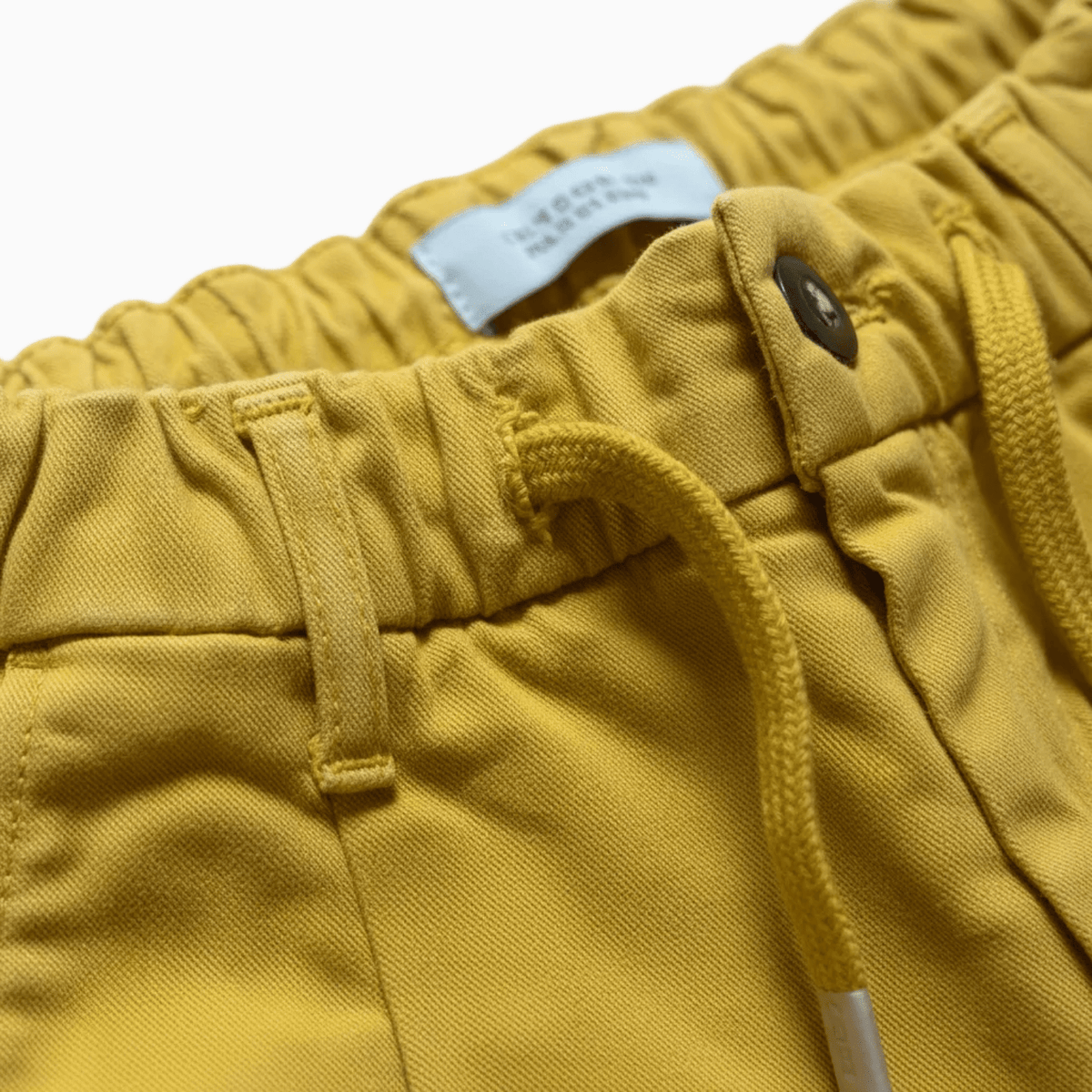 Jeckerson pantaloni casual senape con coulisse bambino | CDifferent Outlet
