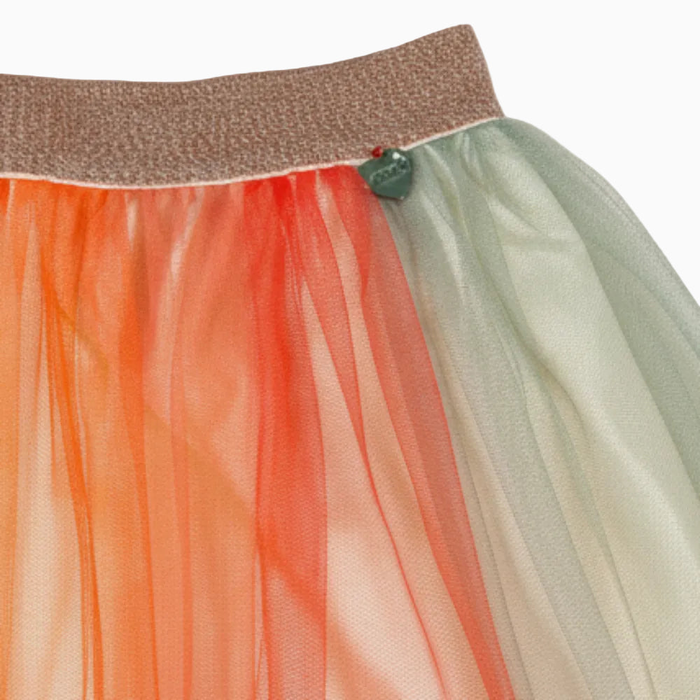 Alice Pi gonna tulle lunga bambina corallo - Abbigliamento bambini firmato | CDifferent Outlet