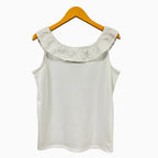 Name It top bianco con scollo in sangallo bambina - Abbigliamento bambini firmato | CDifferent Outlet