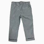 Sarabanda pantalone bianco e blu rigato bambino - Abbigliamento bambini firmato | CDifferent Outlet