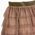 Dixie gonna balze tulle rosa cipria bambina - Abbigliamento bambini firmato | CDifferent Outlet
