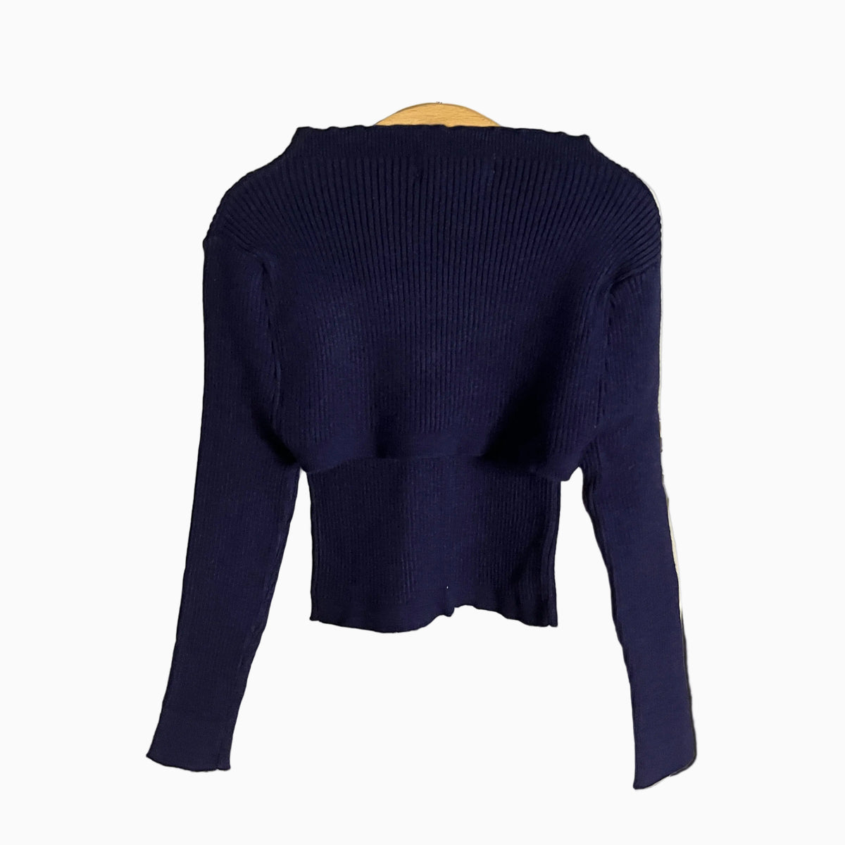 Alice Pi set maglia a costine con canotta e coprispalle blu bambina