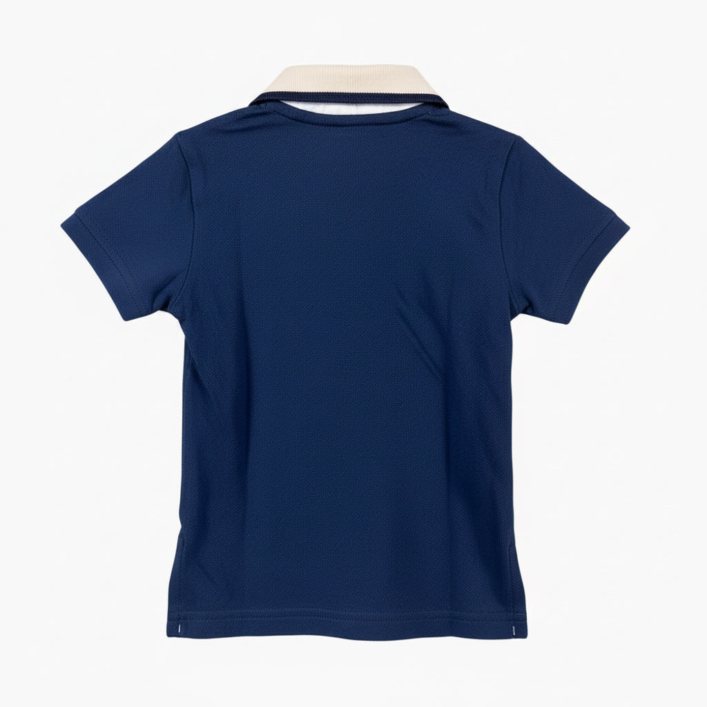EMC polo neonato piquet blu - Abbigliamento bambini firmato | CDifferent Outlet