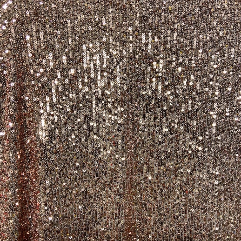 Elsy abito bambina paillettes color rame