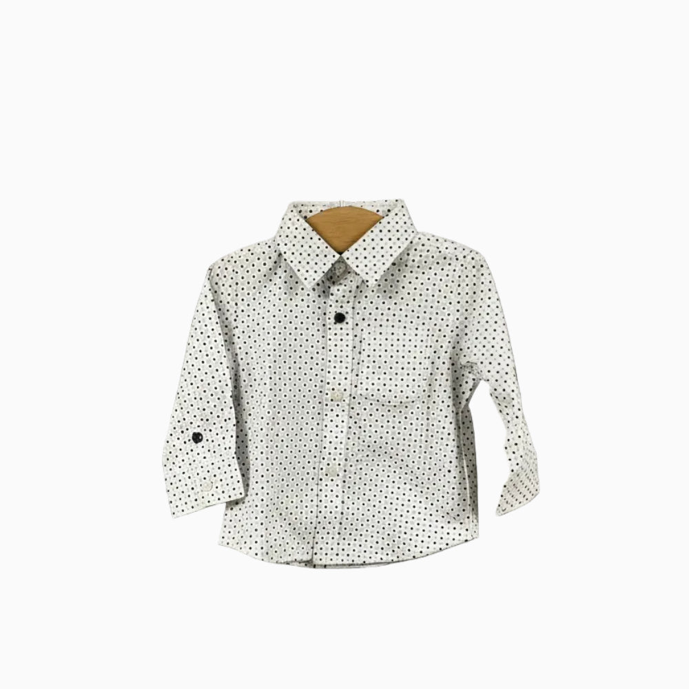 Sarabanda camicia neonato pois