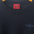 Aeronautica Militare maglia girocollo con ricamo aquila bambino