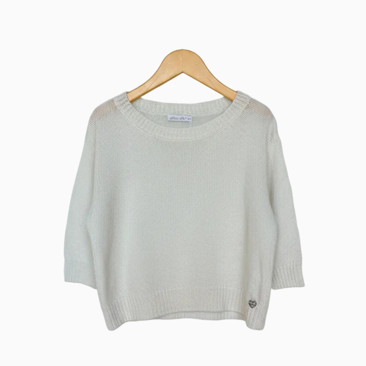 Alice Pi maglia in lana panna bambina | CDifferent Outlet