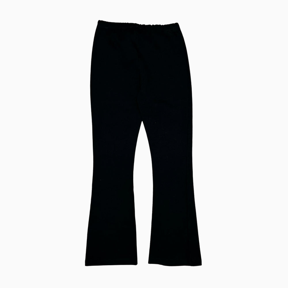 Fun & Fun leggings a zampa bambina nero