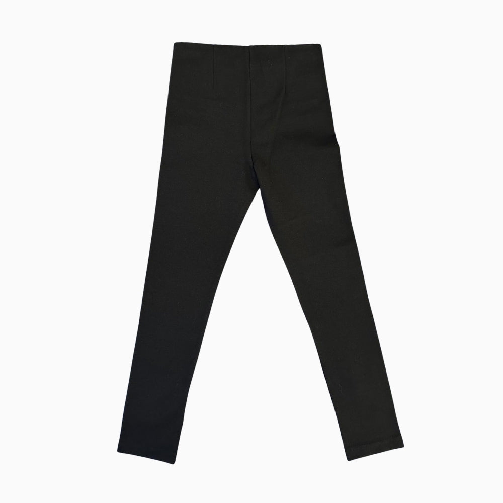 Fun & Fun pantalone bambina punto Milano nero - Abbigliamento bambini firmato | CDifferent Outlet