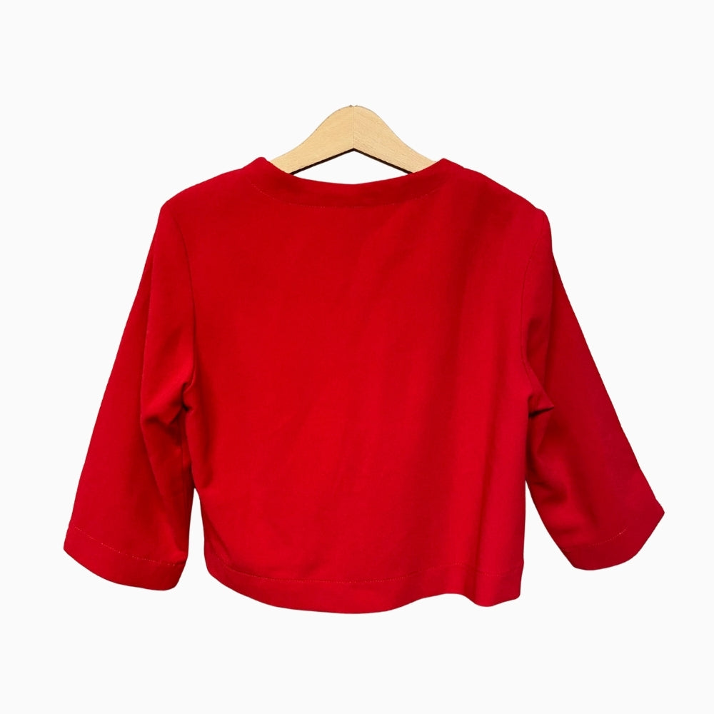 Gaialuna giacchina coprispalle bambina rosso - Abbigliamento bambini firmato | CDifferent Outlet