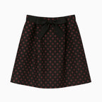 Gaialuna gonna bambina nera a pois - Abbigliamento bambini firmato | CDifferent Outlet