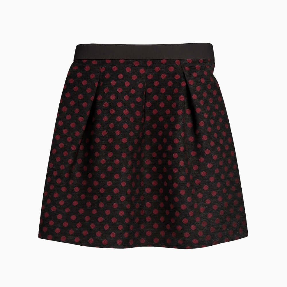 Gaialuna gonna bambina nera a pois - Abbigliamento bambini firmato | CDifferent Outlet