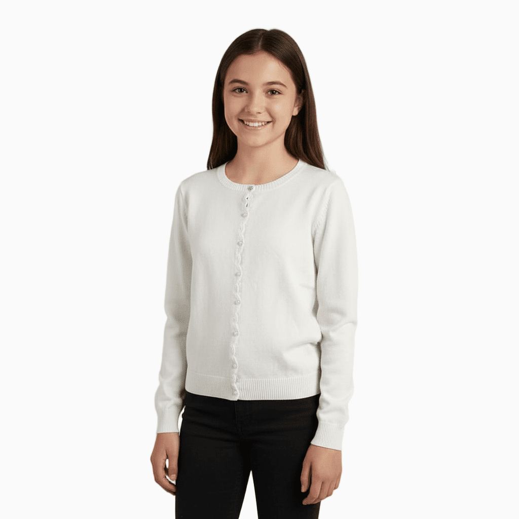 Gaudì cardigan bambina bianco - Abbigliamento bambini firmato | CDifferent Outlet