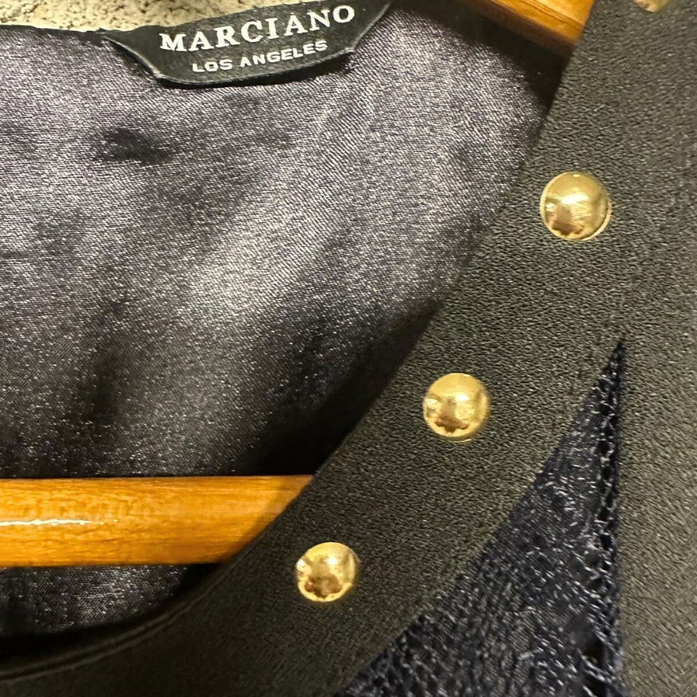 Guess By Marciano abito con pizzo bambina nero