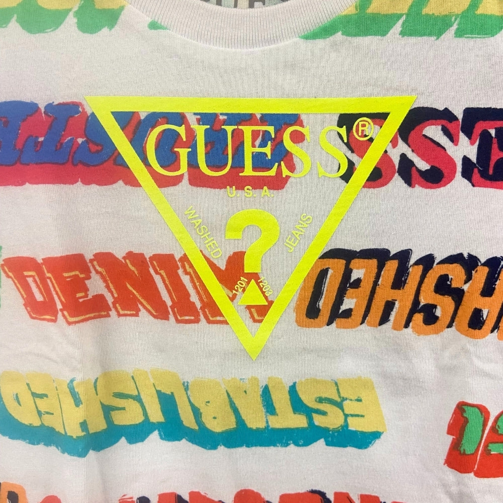 Guess t-shirt manica corta neonato fantasia - Abbigliamento bambini firmato | CDifferent Outlet