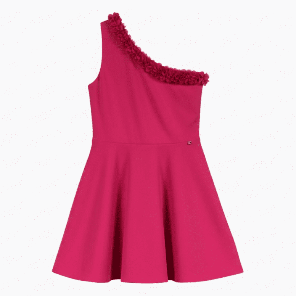 Kocca vestito monospalla bambina fiori - Abbigliamento bambini firmato | CDifferent Outlet