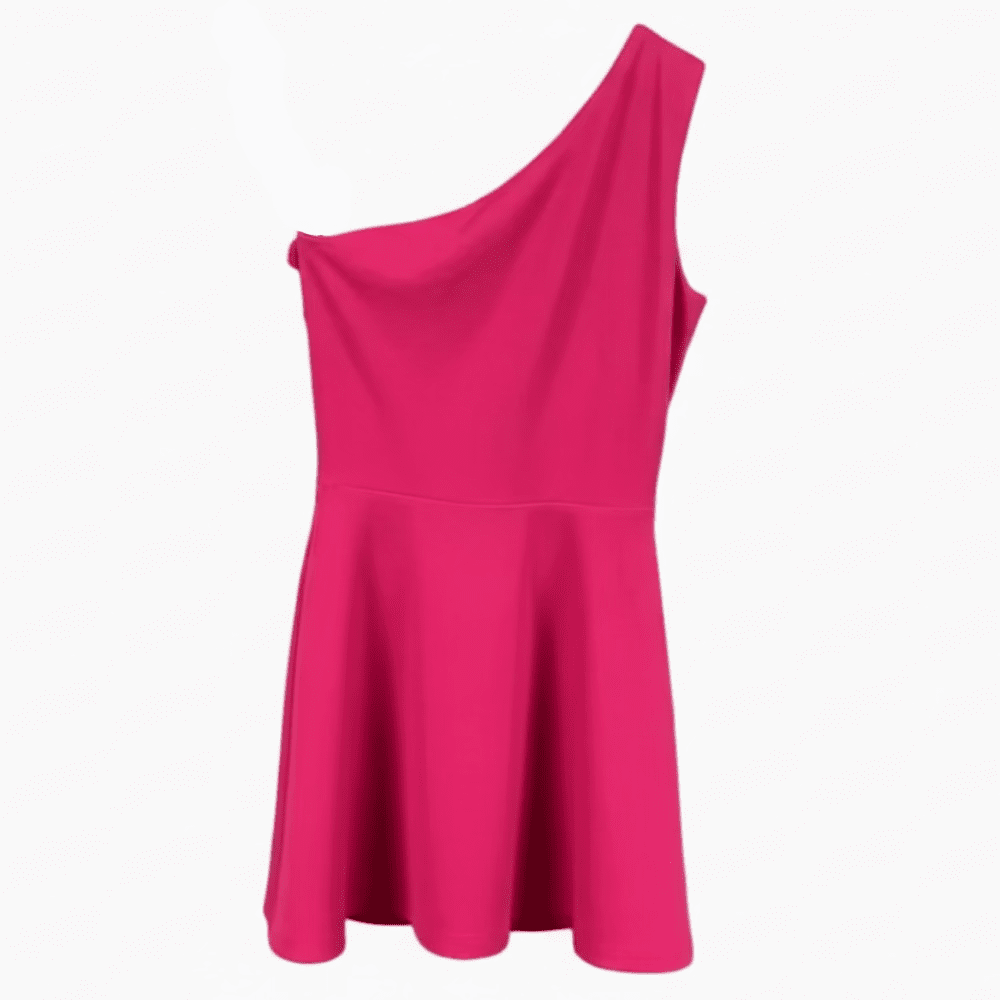 Kocca vestito monospalla bambina fiori