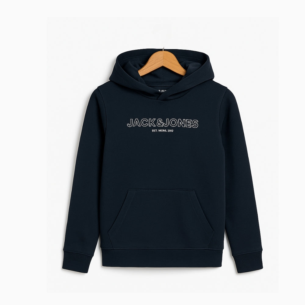 Jack & Jones felpa con cappuccio bambino blu - Abbigliamento bambini firmato | CDifferent Outlet