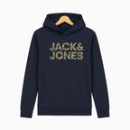 Jack & Jones felpa con cappuccio bambino blu