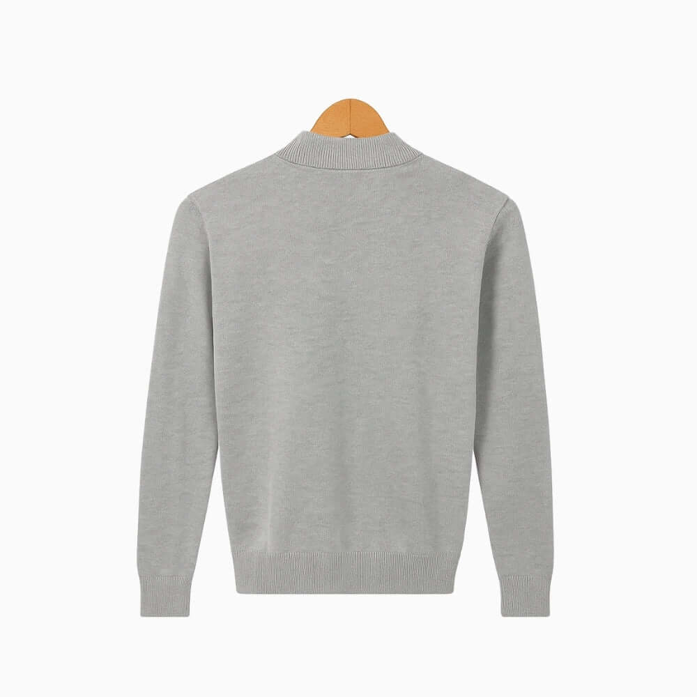 Jack & Jones maglione girocollo con scritta bambino grigia