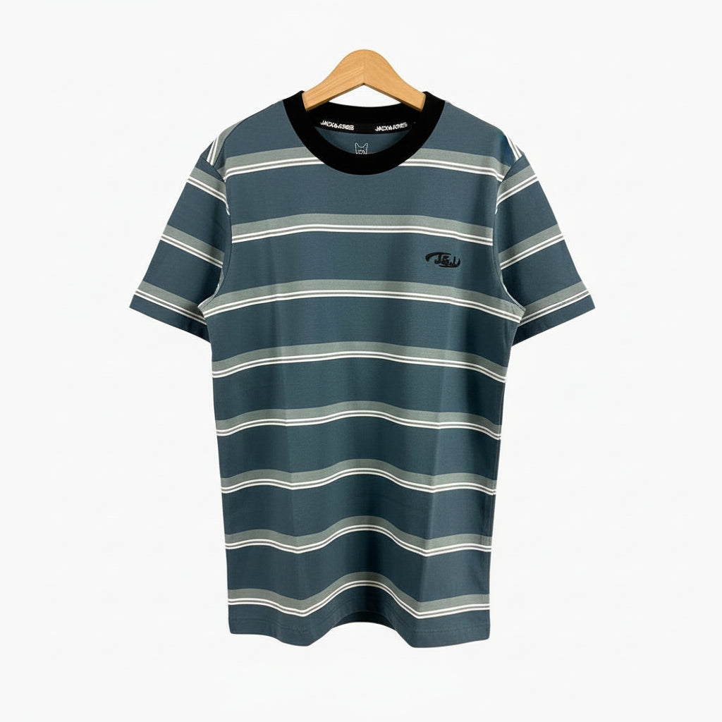 Jack & Jones t-shirt manica corta bambino a righe