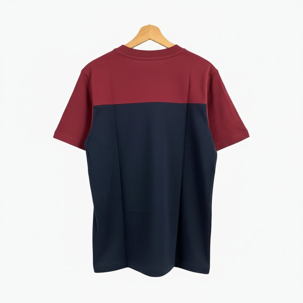 Jack & Jones t-shirt manica corta bambino blu e bordeaux - Abbigliamento bambini firmato | CDifferent Outlet