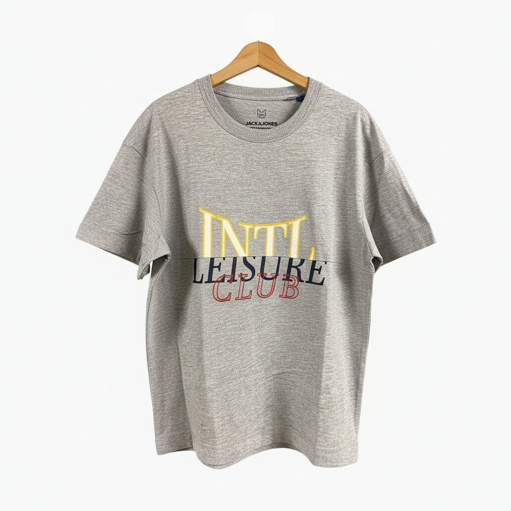 Jack & Jones t-shirt manica corta bambino grigia