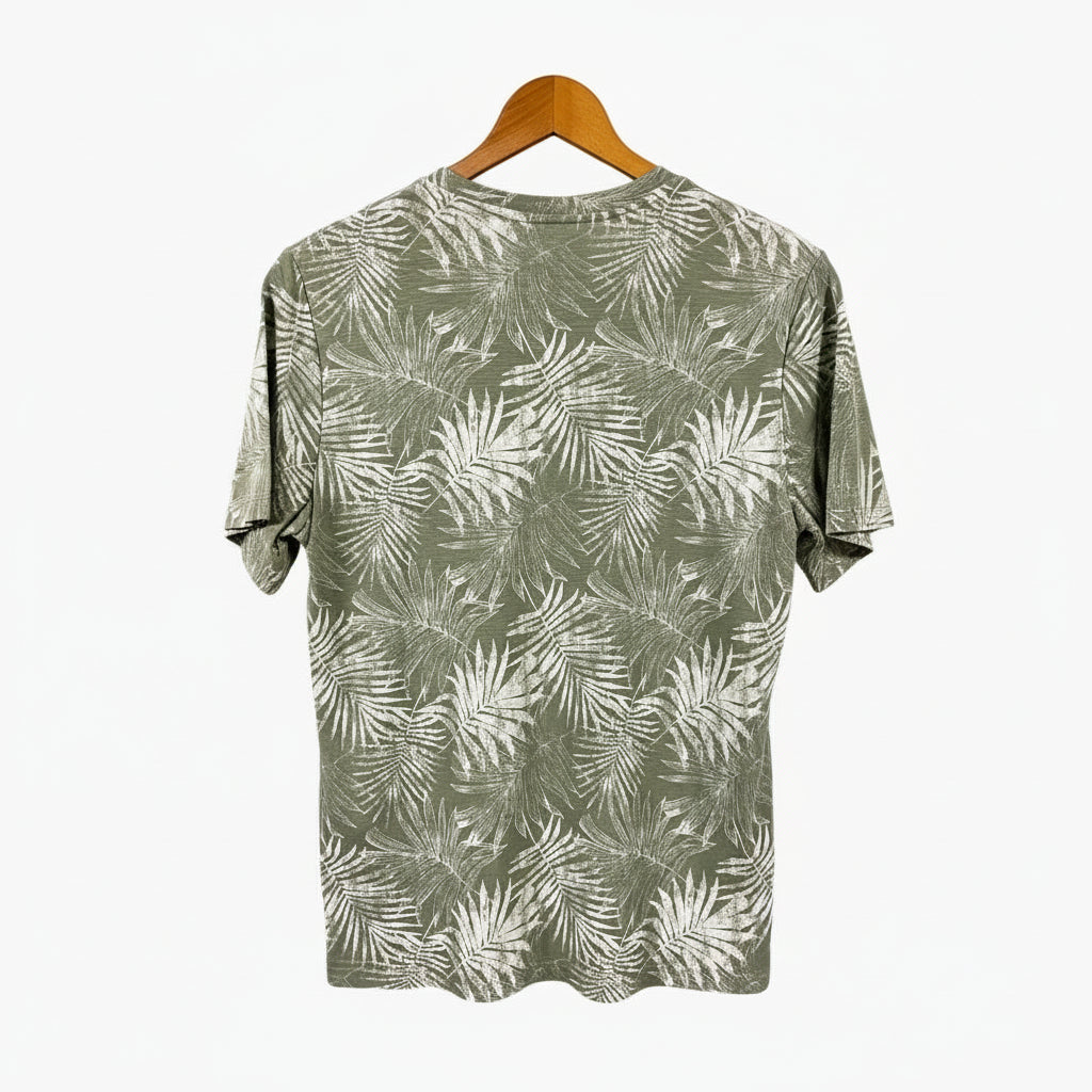 Jack & Jones t-shirt manica corta bambino palme verde